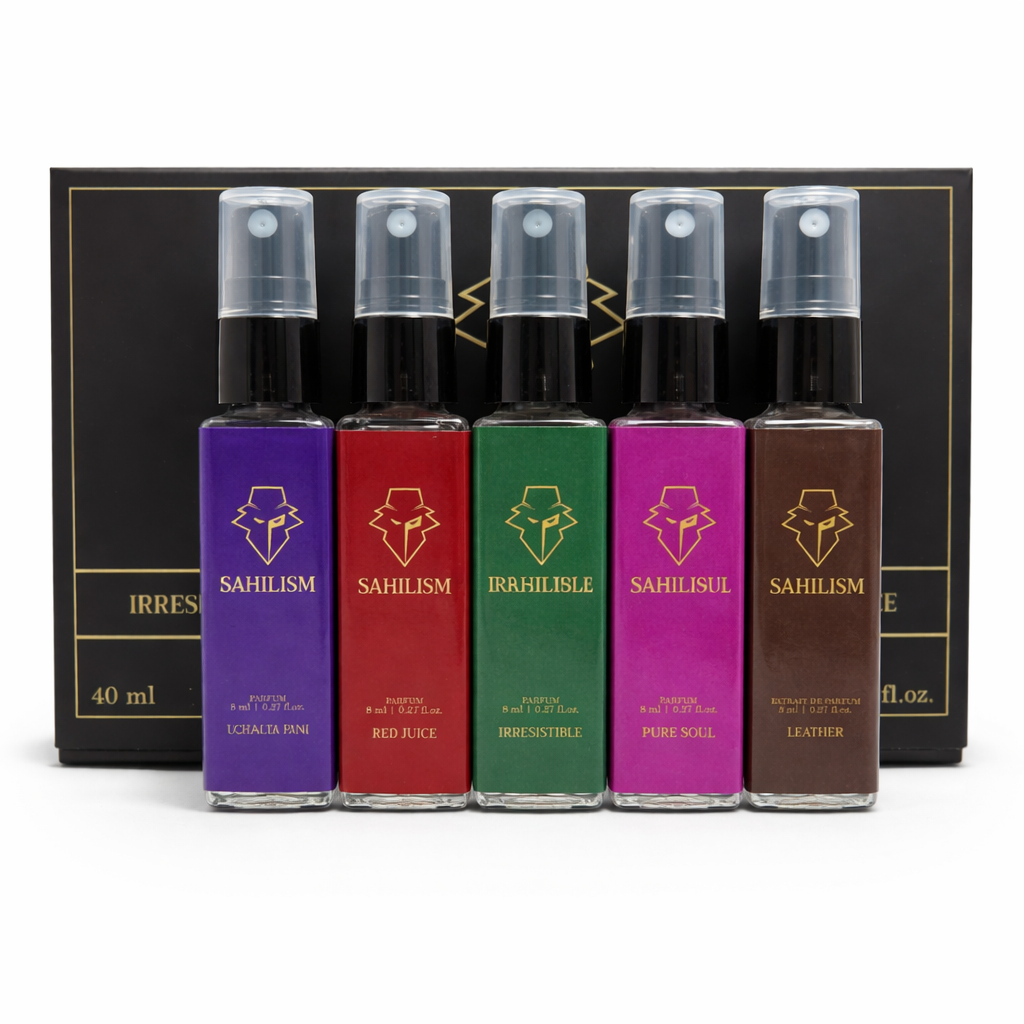 Sahilism Tester Combo – 5 Premium Perfumes Set (8ML Each)